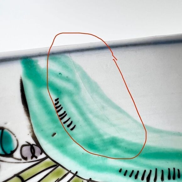 Japanese Imari Polychrome Vintage Meiji Period Flower Landscape Scene Arita Bowl - Picture 14 of 16